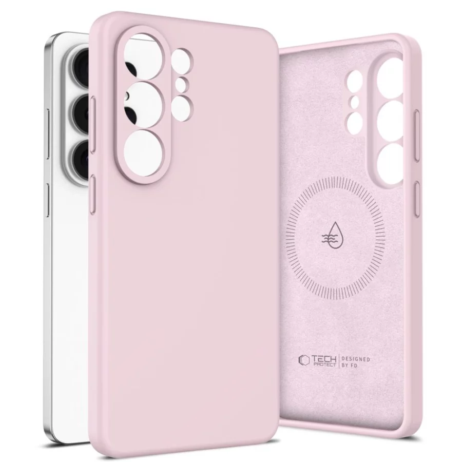Etui Tech-Protect Silicone MagSafe na Samsung Galaxy S26 Ultra - różowe