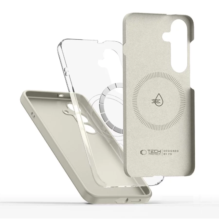 Etui Tech-Protect Silicone MagSafe na Samsung Galaxy S26+ - beżowe