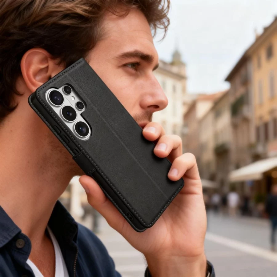 Etui Tech-Protect Wallet na Samsung Galaxy S26 Ultra - czarne