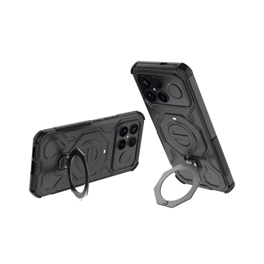 Etui Tech-Protect TacticStand MagSafe na Xiaomi Poco F8 Ultra - czarne