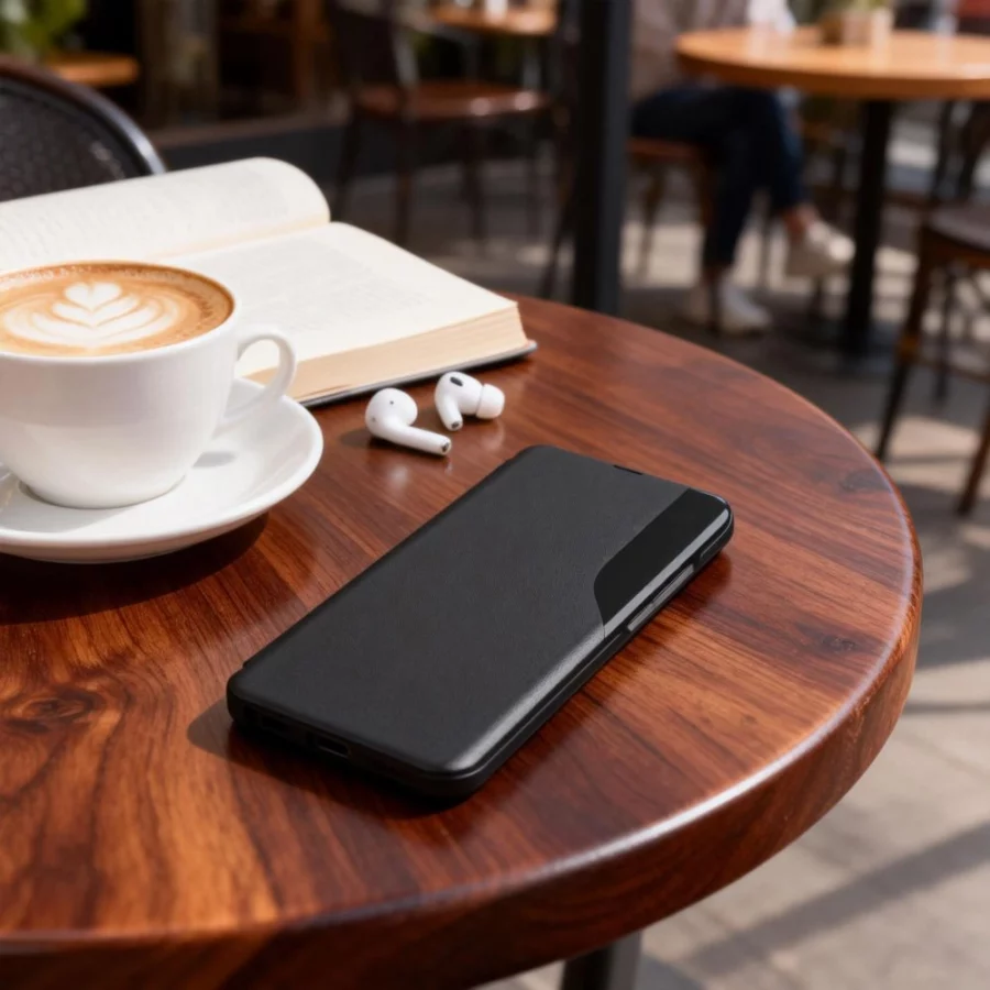 Etui Tech-Protect Smart View na Samsung Galaxy A57 5G - czarne