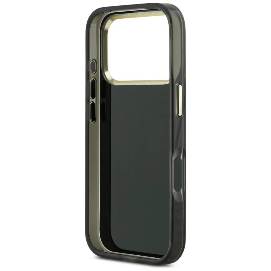Etui Guess IML 4G Script Metal na iPhone 17 Pro - czarne