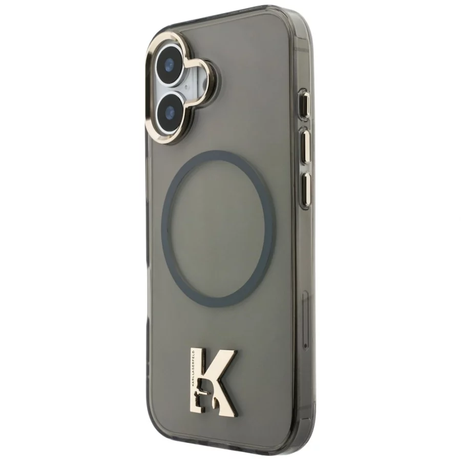 Etui Karl Lagerfeld IML K Head Logo MagSafe na iPhone 17 - czarne