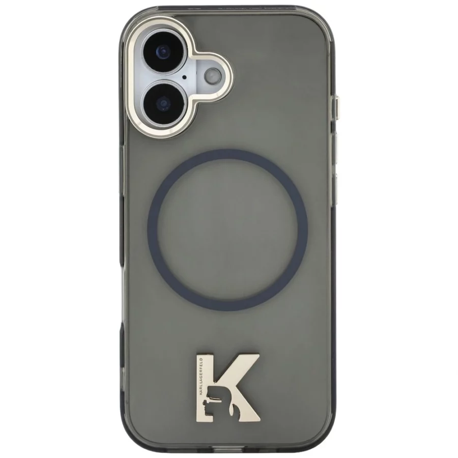 Etui Karl Lagerfeld IML K Head Logo MagSafe na iPhone 17 - czarne