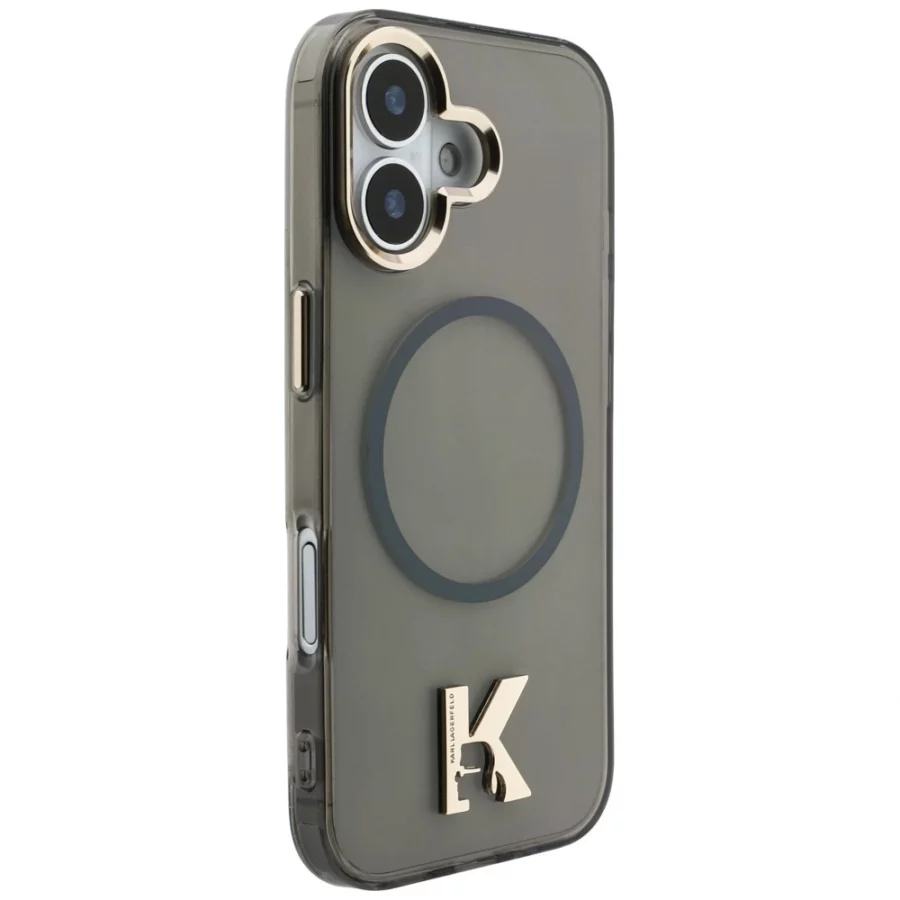 Etui Karl Lagerfeld IML K Head Logo MagSafe na iPhone 17 - czarne