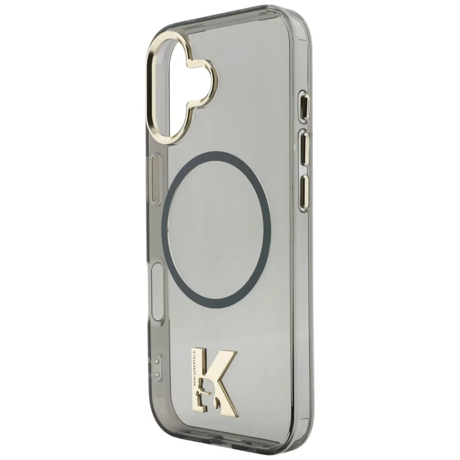 Etui Karl Lagerfeld IML K Head Logo MagSafe na iPhone 17 - czarne