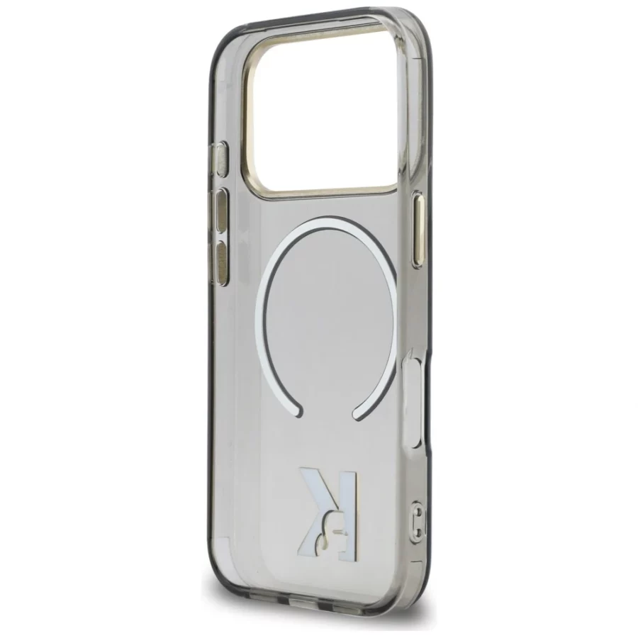 Etui Karl Lagerfeld IML K Head Logo MagSafe na iPhone 17 Pro - czarne