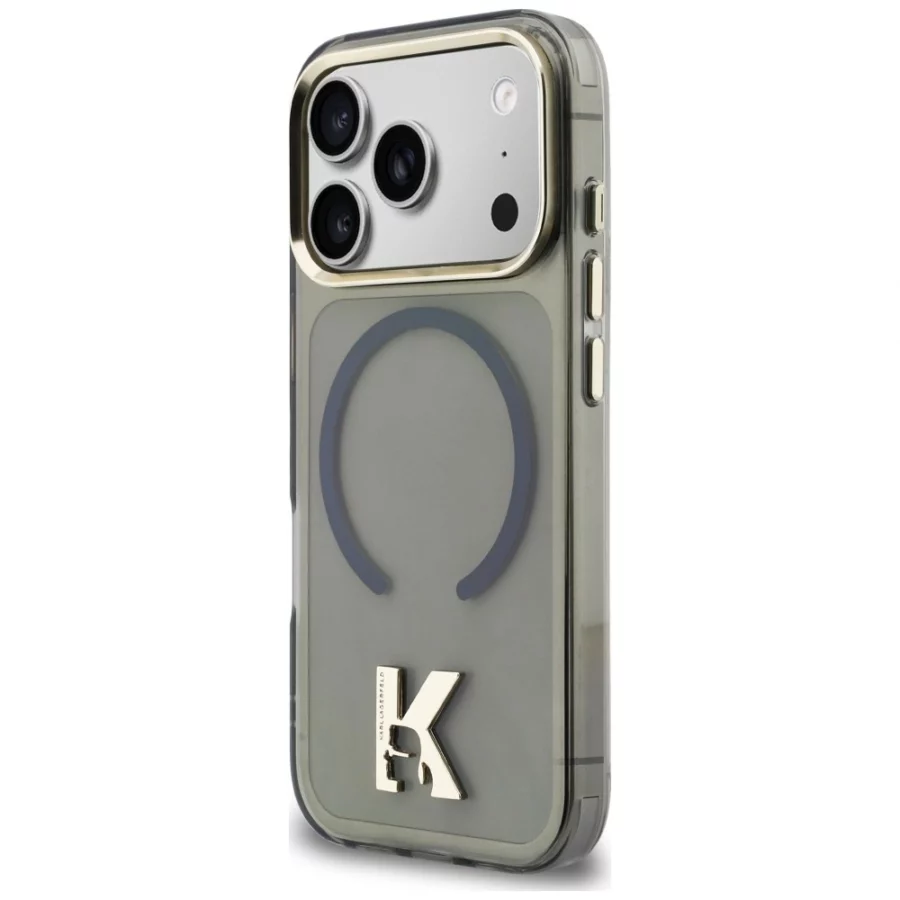 Etui Karl Lagerfeld IML K Head Logo MagSafe na iPhone 17 Pro Max - czarne