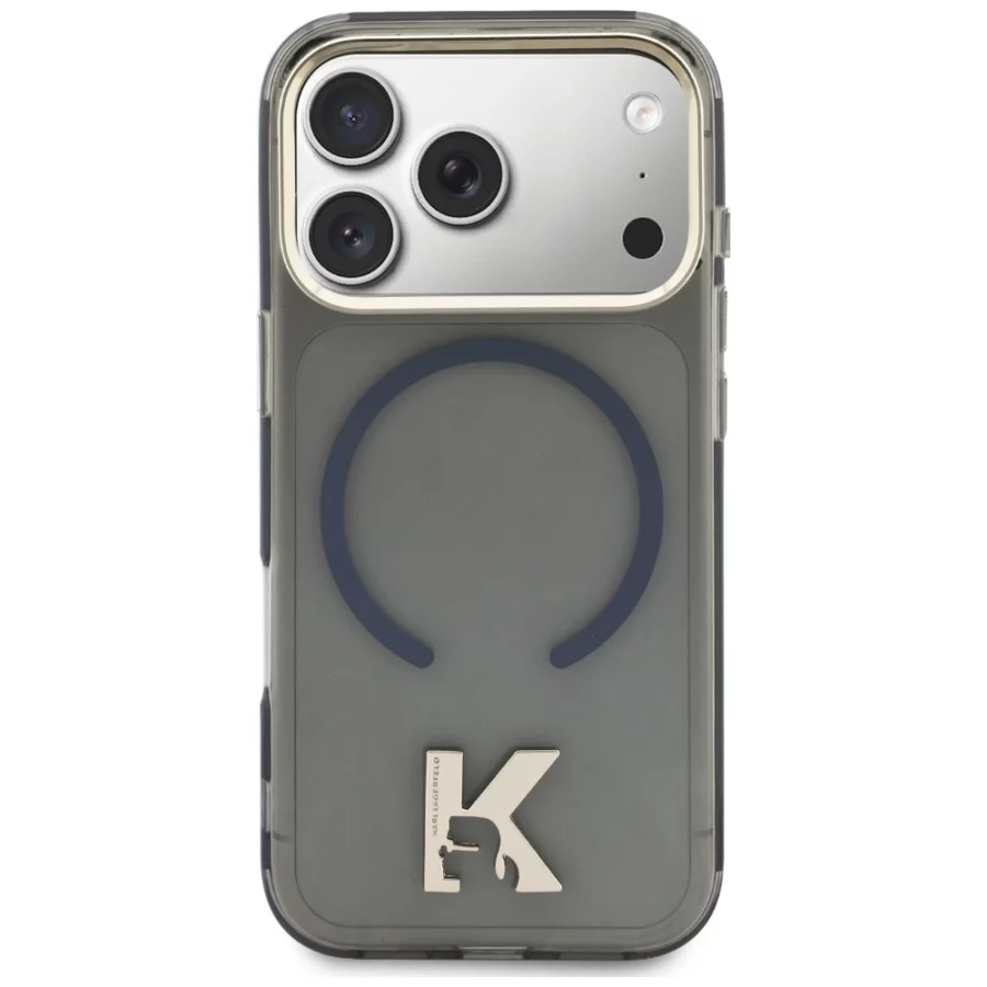 Etui Karl Lagerfeld IML K Head Logo MagSafe na iPhone 17 Pro Max - czarne
