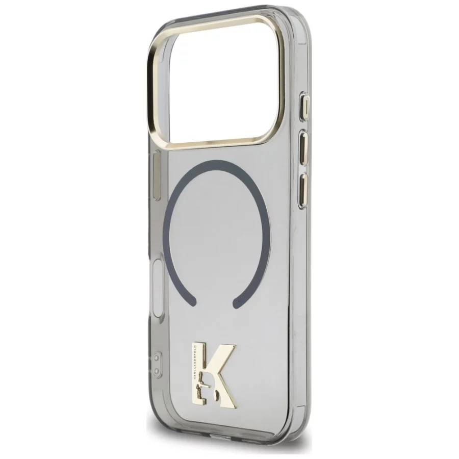 Etui Karl Lagerfeld IML K Head Logo MagSafe na iPhone 17 Pro Max - czarne