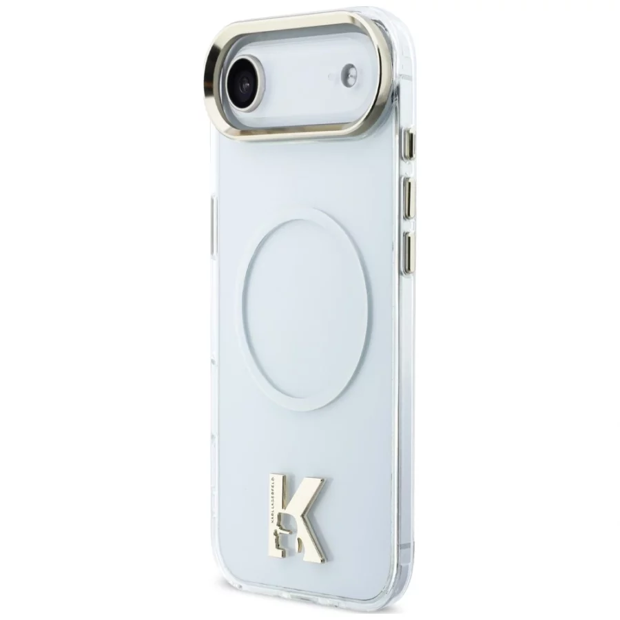 Etui Karl Lagerfeld IML K Head Logo MagSafe na iPhone Air - przezroczyste