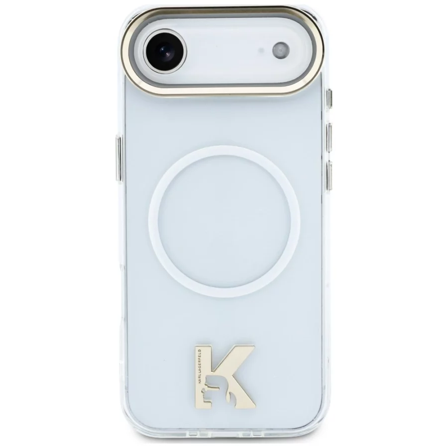 Etui Karl Lagerfeld IML K Head Logo MagSafe na iPhone Air - przezroczyste