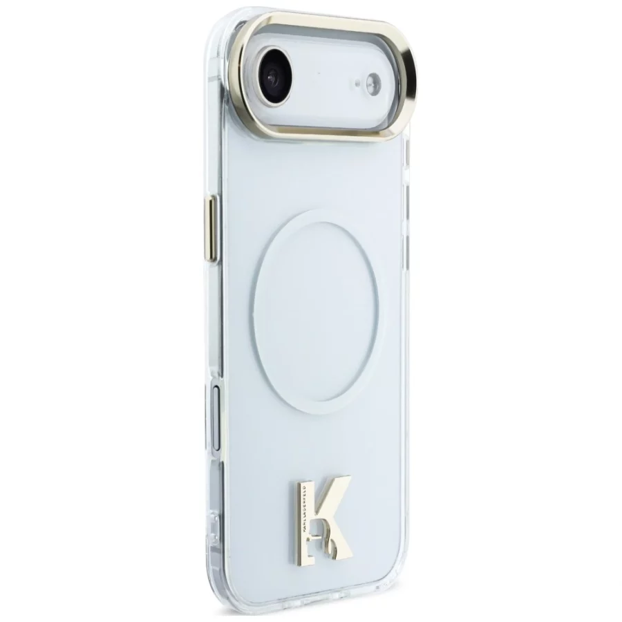 Etui Karl Lagerfeld IML K Head Logo MagSafe na iPhone Air - przezroczyste