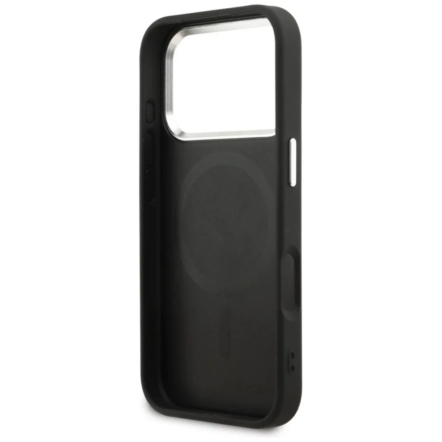 Etui Karl Lagerfeld K Head Point Logo MagSafe na iPhone 17 Pro - czarne