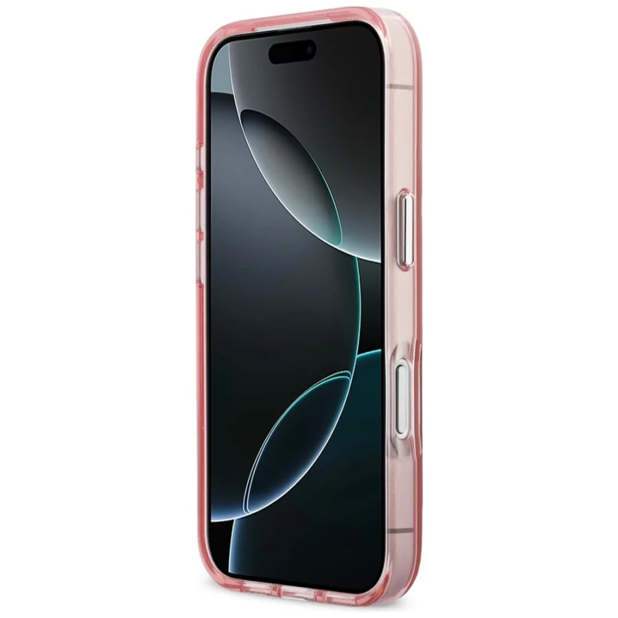 Etui Karl Lagerfeld Karl & Choupette Back MagSafe na iPhone 17 Pro - różowe
