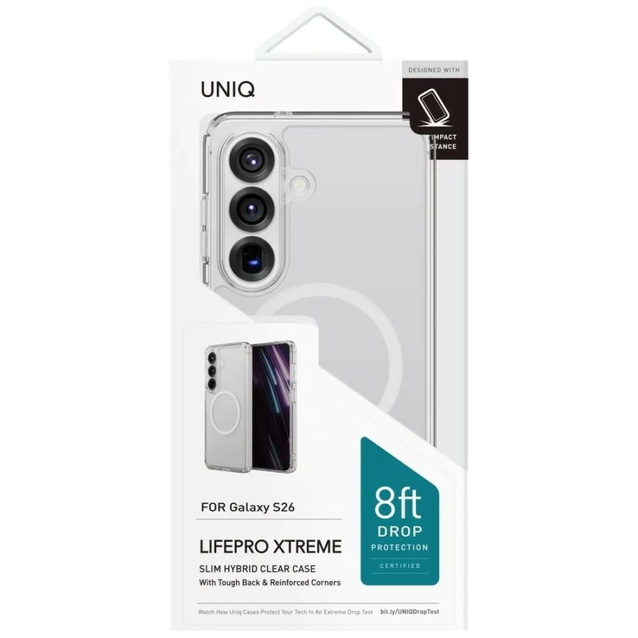 Etui UNIQ LifePro Xtreme na Samsung Galaxy S26 Magclick Charging - przezroczyste