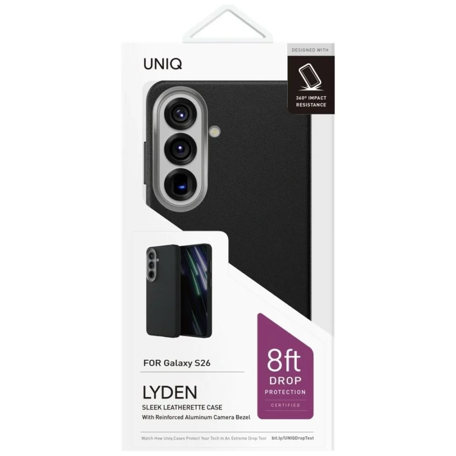 Etui UNIQ Lyden na Samsung Galaxy S26 Magclick Charging - czarne