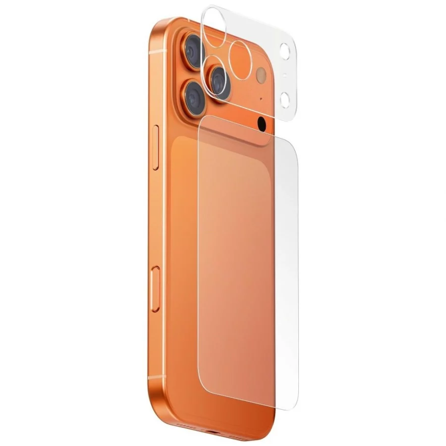 Folia ochronna na aparat i tył panelu UNIQ Optix Aeroshield+ Camera Module Protector na iPhone 17 Pro Max