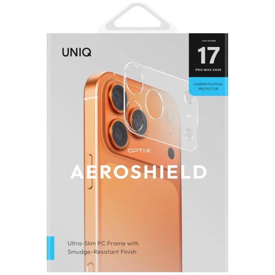 Folia ochronna na obiektw aparatu UNIQ Optix Aeroshield Camera Module Protector na iPhone 17 Pro Max