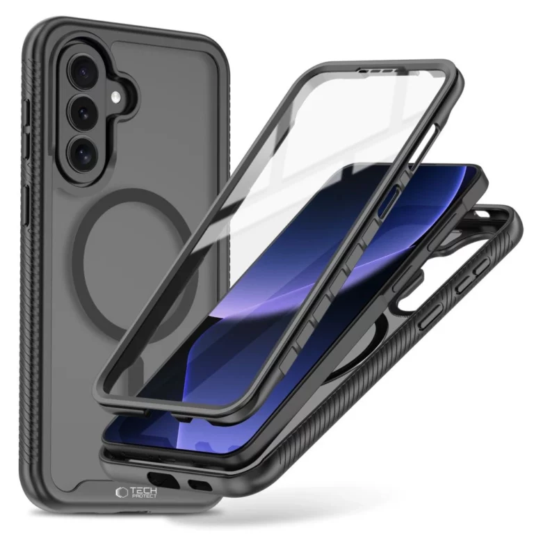 Etui Tech-Protect Defense MagSafe na Samsung Galaxy A57 5G - czarne