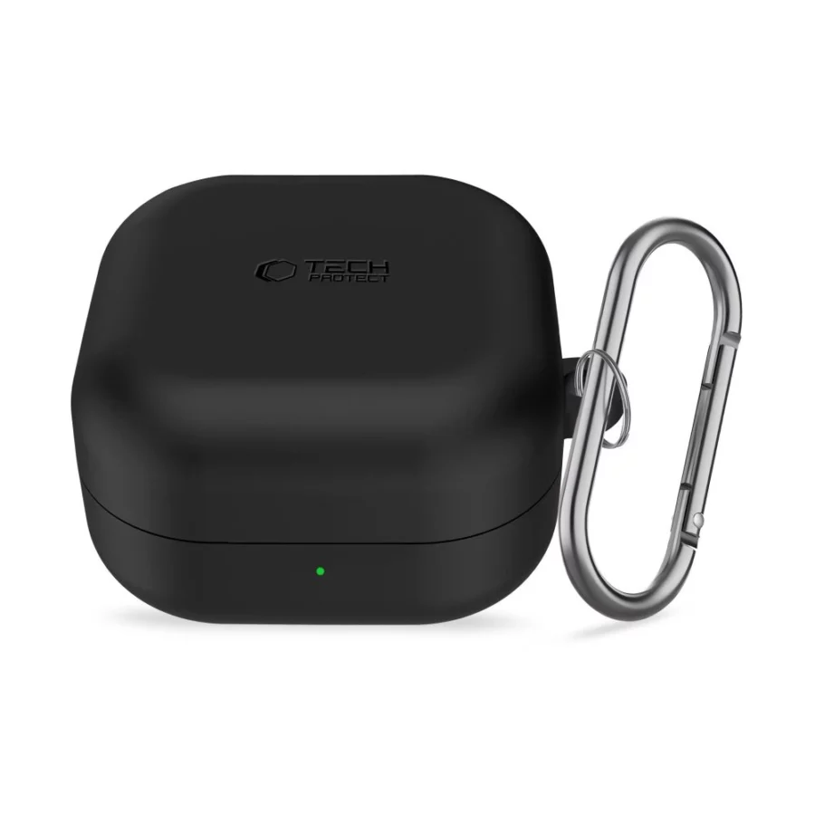 Etui Tech-Protect Silicone Hook na Samsung Galaxy Buds 4 / 4 Pro - czarne