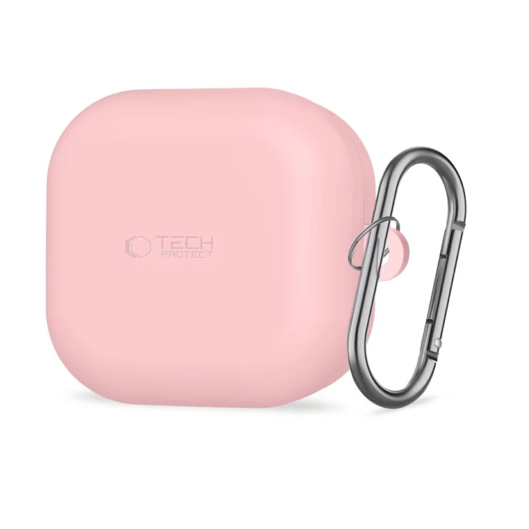 Etui Tech-Protect Silicone Hook na Samsung Galaxy Buds 4 / 4 Pro - różowe