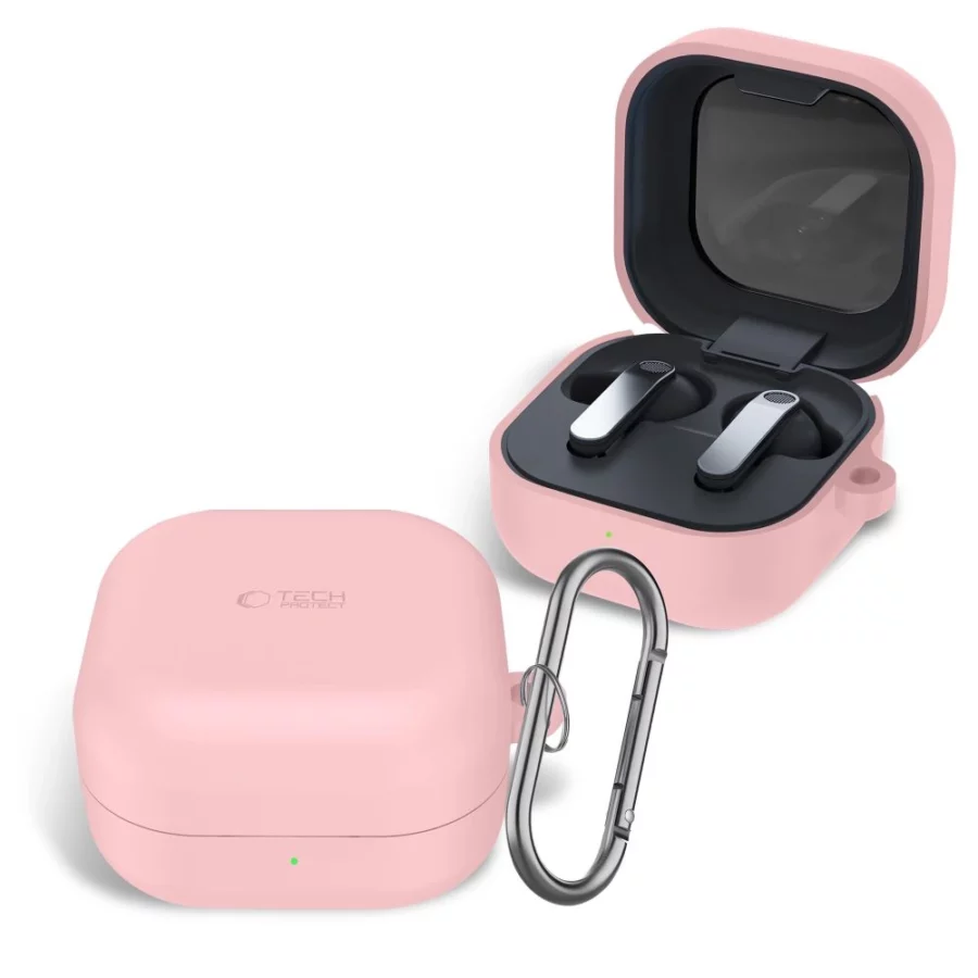 Etui Tech-Protect Silicone Hook na Samsung Galaxy Buds 4 / 4 Pro - różowe