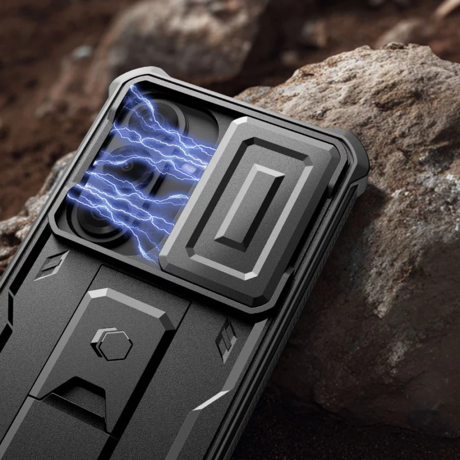 Etui Tech-Protect Kevlar Cam+ na Samsung Galaxy S26 - czarne
