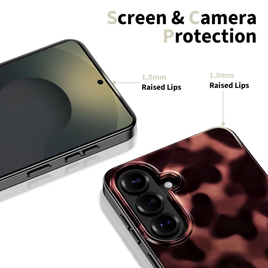 Etui Tech-Protect Lamano MagSafe na Samsung Galaxy S26 - brązowo-czarne