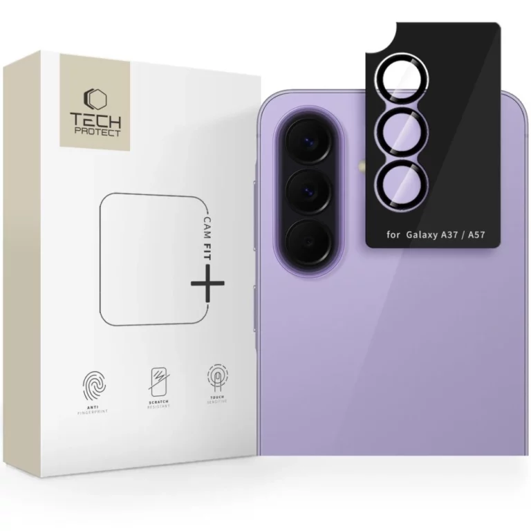 Osłona aparatu Tech-Protect Camring Fit+ na Samsung Galaxy A37 / A57 5G - czarna