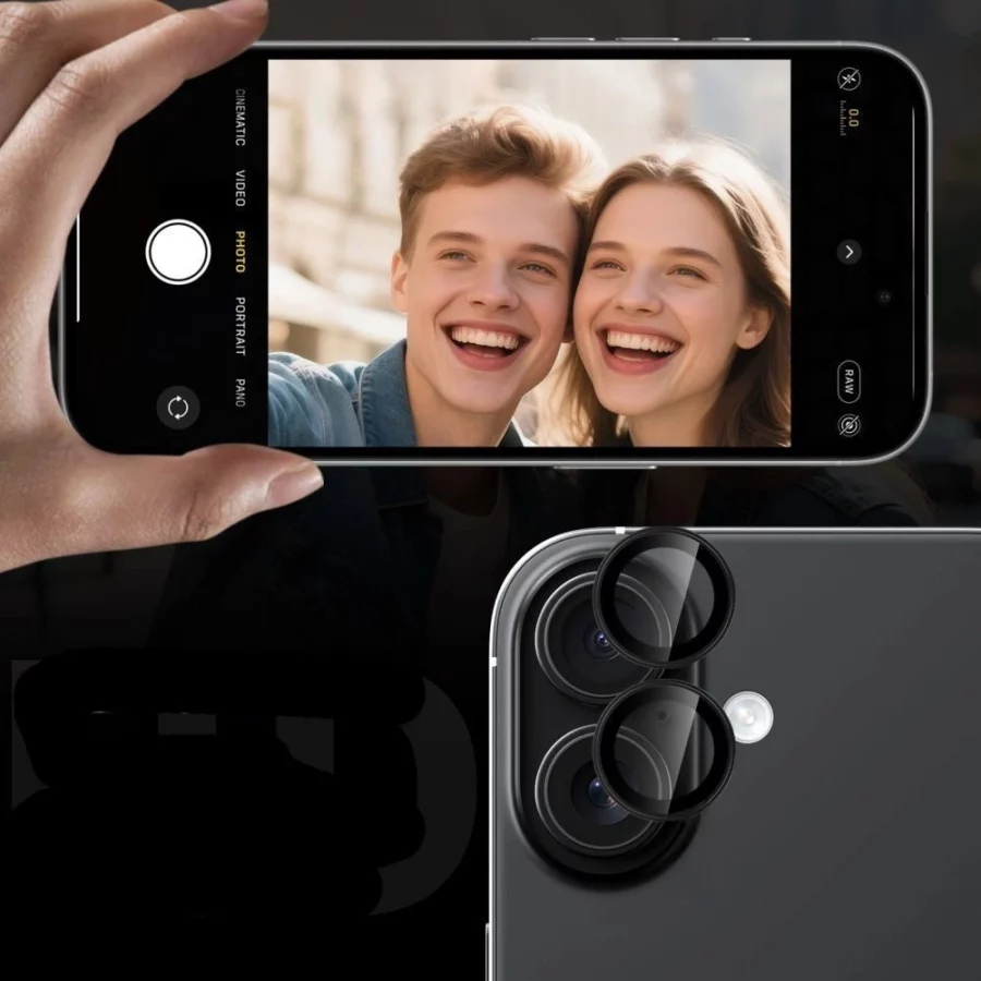 Osłona aparatu Tech-Protect Camring Fit+ na Samsung Galaxy A37 / A57 5G - czarna