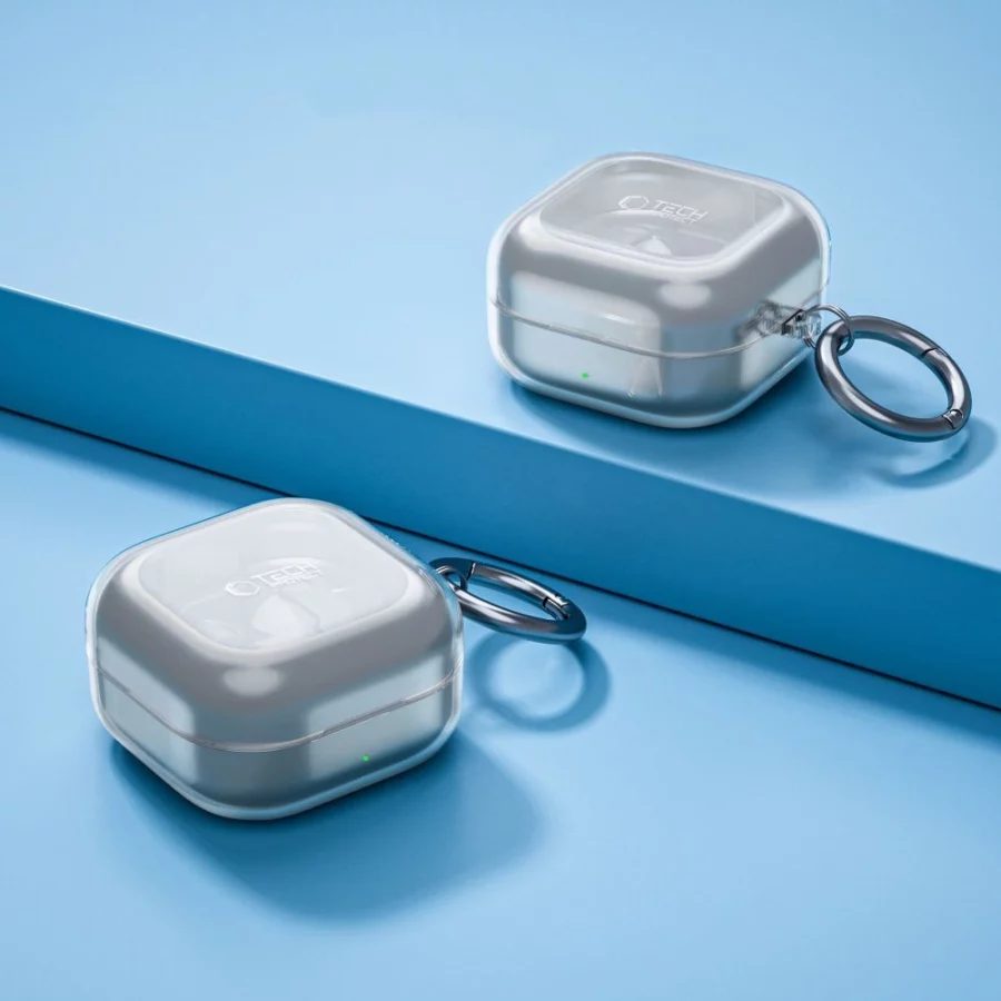 Etui Tech-Protect FlexAir na Samsung Galaxy Buds 4 / Buds 4 Pro - przezroczyste