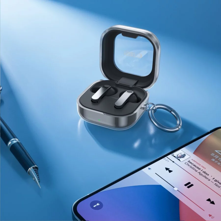 Etui Tech-Protect FlexAir na Samsung Galaxy Buds 4 / Buds 4 Pro - przezroczyste