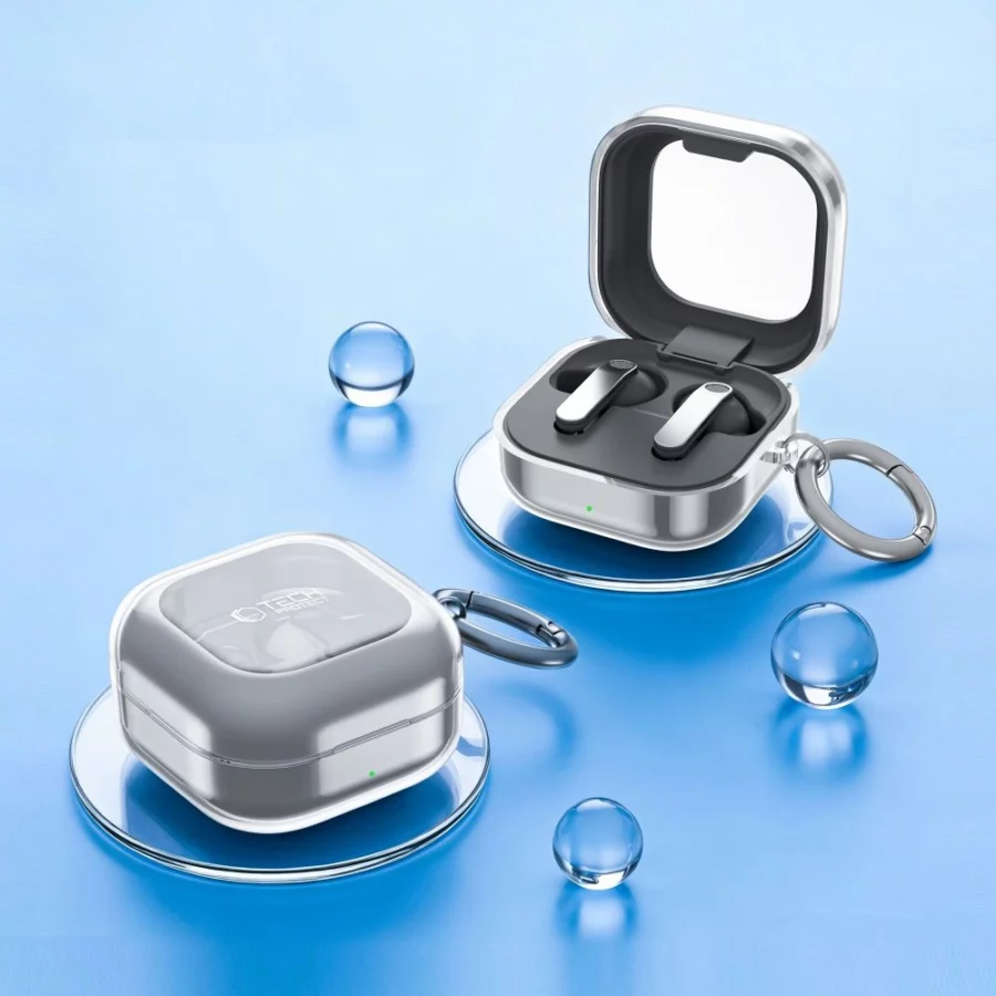 Etui Tech-Protect FlexAir na Samsung Galaxy Buds 4 / Buds 4 Pro - przezroczyste