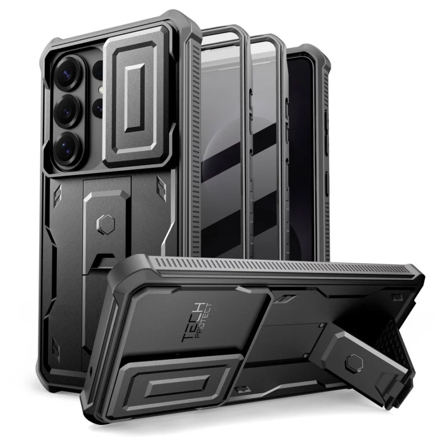 Etui Tech-Protect Kevlar Cam+ na Samsung Galaxy S26 Ultra - czarne