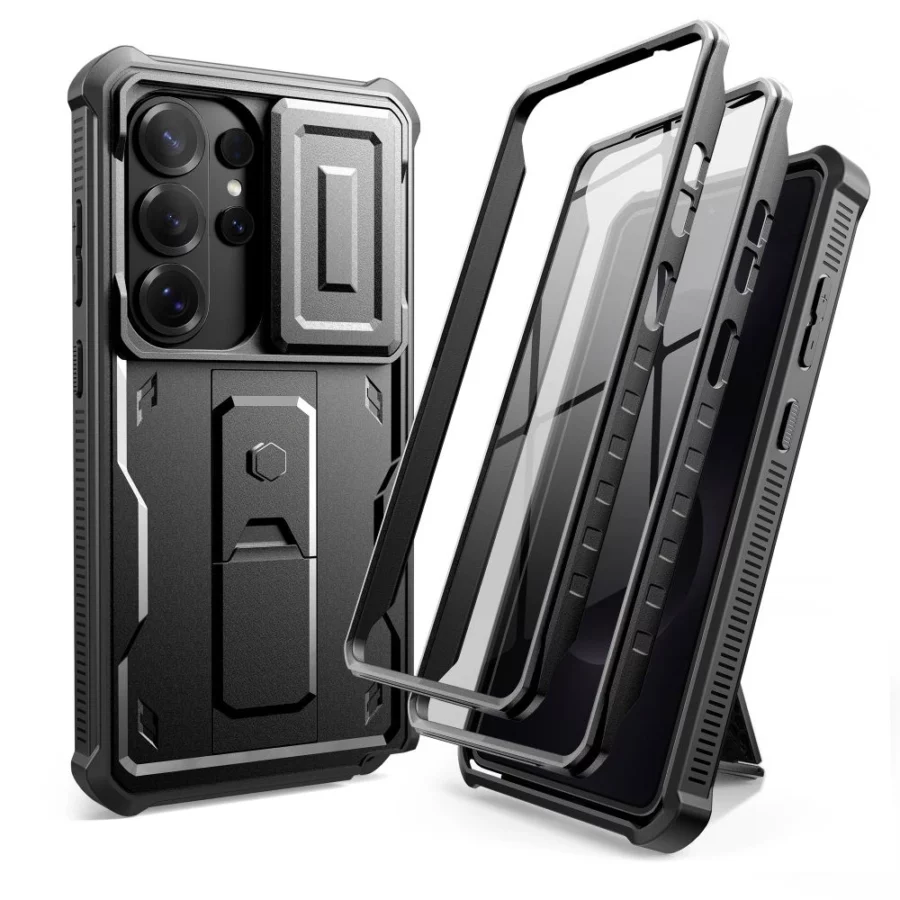 Etui Tech-Protect Kevlar Cam+ na Samsung Galaxy S26 Ultra - czarne