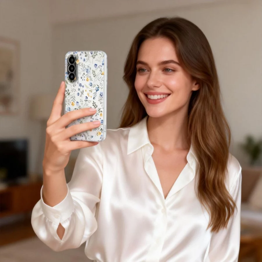 Etui Tech-Protect FlexAir na Samsung Galaxy A37 5G - wielokolorowe kwiaty