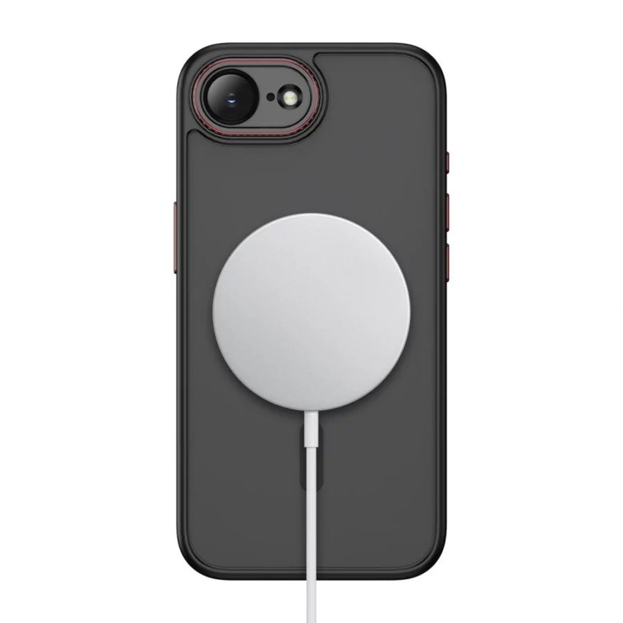 Etui Tech-Protect MagCam na iPhone 16e / 17e - półprzezroczyte