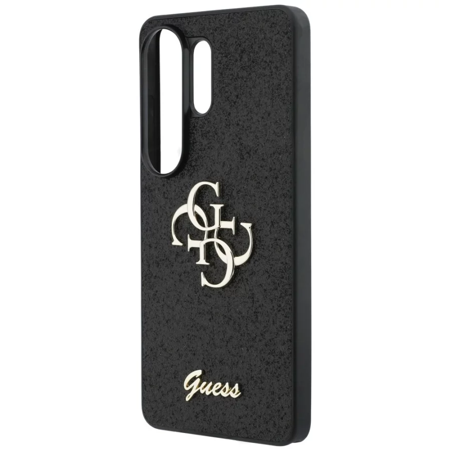 Etui Guess Fixed Glitter Big 4G Metal Logo do Samsung Galaxy S26 Ultra - czarne