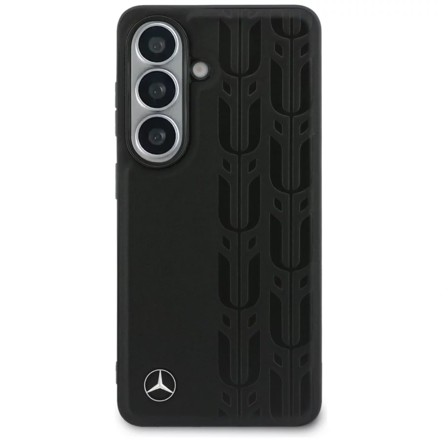 Etui Mercedes Laurel Leaves MagSafe do Samsung Galaxy S26 - czarne
