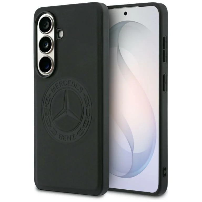Etui Mercedes Vintage Logo MagSafe do Samsung Galaxy S26 - czarne