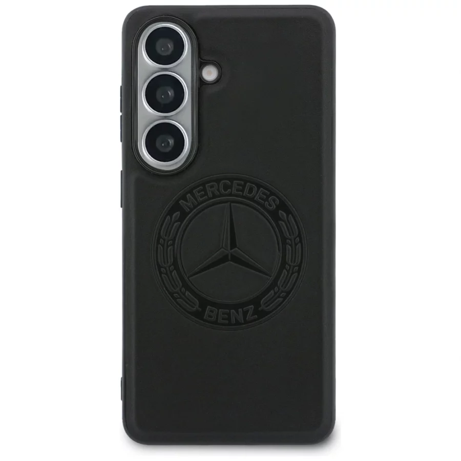 Etui Mercedes Vintage Logo MagSafe do Samsung Galaxy S26 - czarne