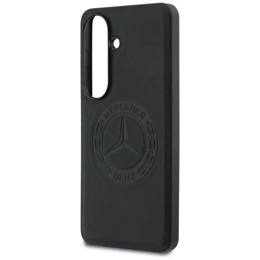 Etui Mercedes Vintage Logo MagSafe do Samsung Galaxy S26 - czarne
