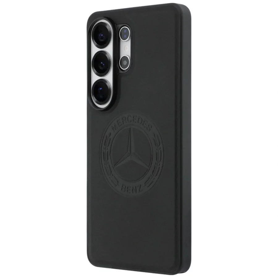 Etui Mercedes Vintage Logo MagSafe na Samsung Galaxy S26 Ultra - czarne