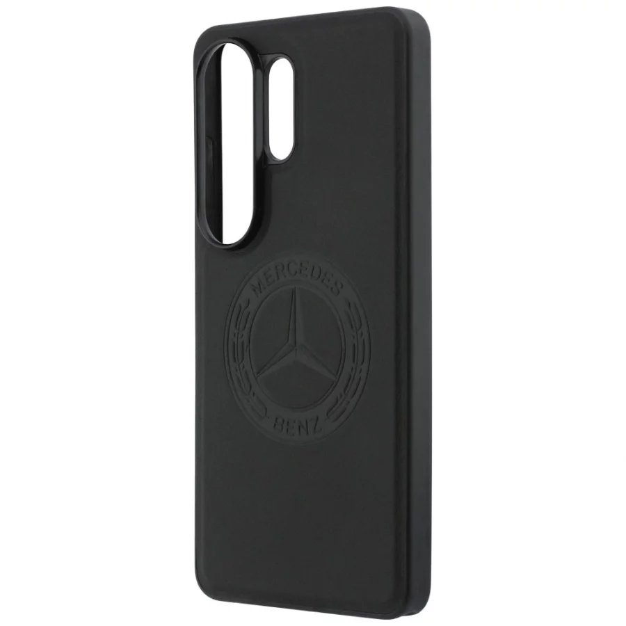 Etui Mercedes Vintage Logo MagSafe na Samsung Galaxy S26 Ultra - czarne