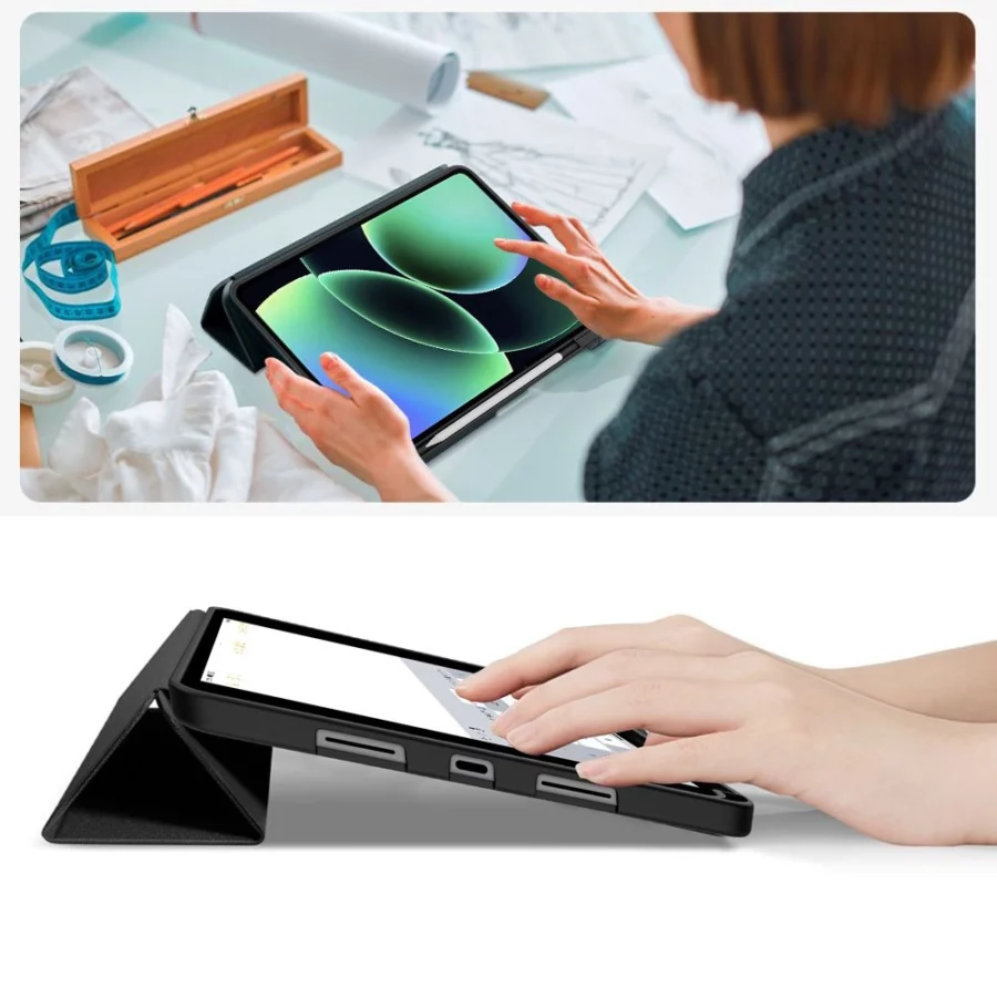 Etui Tech-Protect SmartCase Pen na Xiaomi Pad 7 / 7 Pro / 8 / 8 Pro 11.2 - czarne