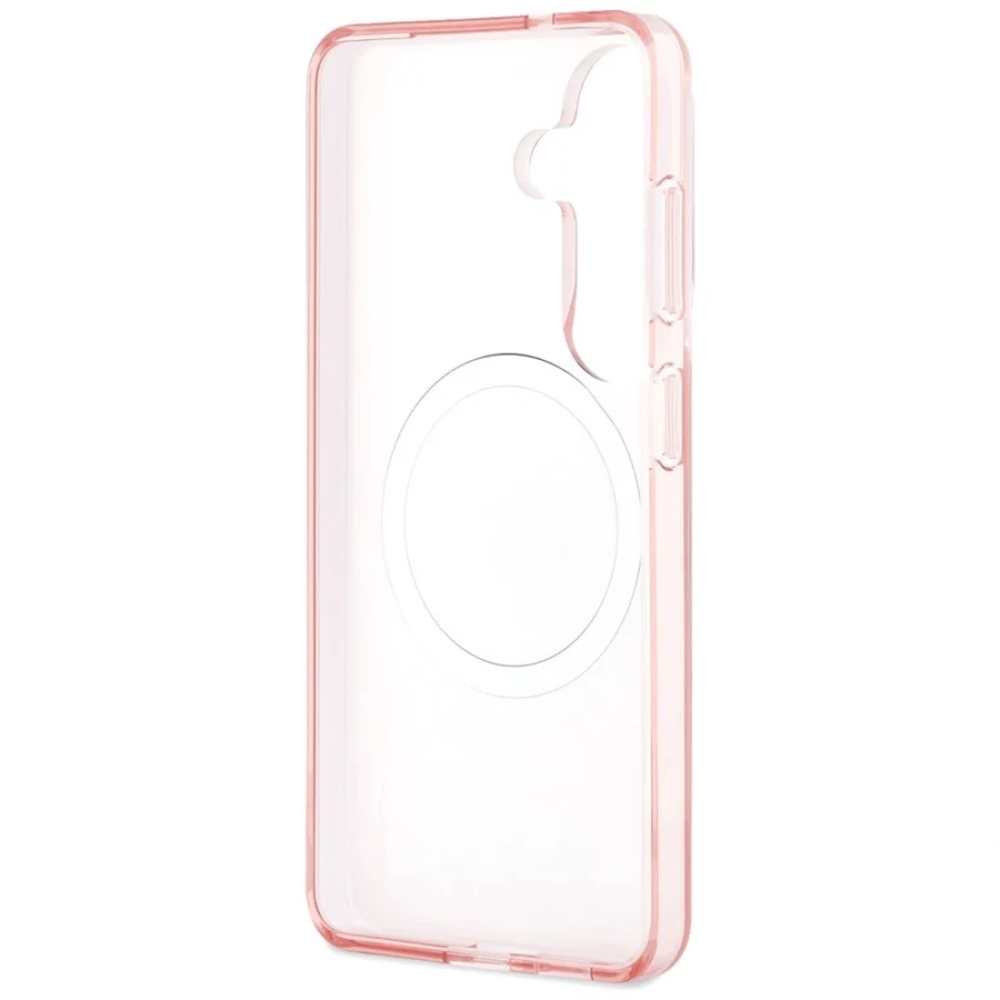 Etui Karl Lagerfeld IML Repeated Choupette MagSafe na Samsung Galaxy S26 - różowe