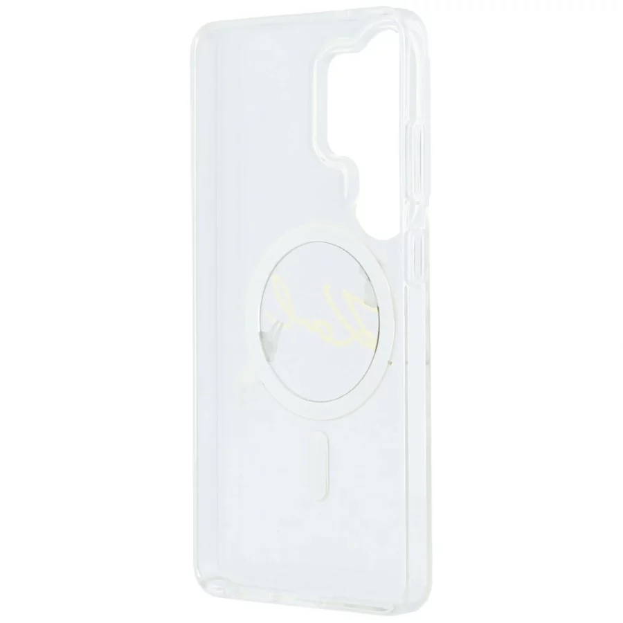 Etui Karl Lagerfeld IML KC Script MagSafe na Samsung Galaxy S26 Ultra - przezroczyste
