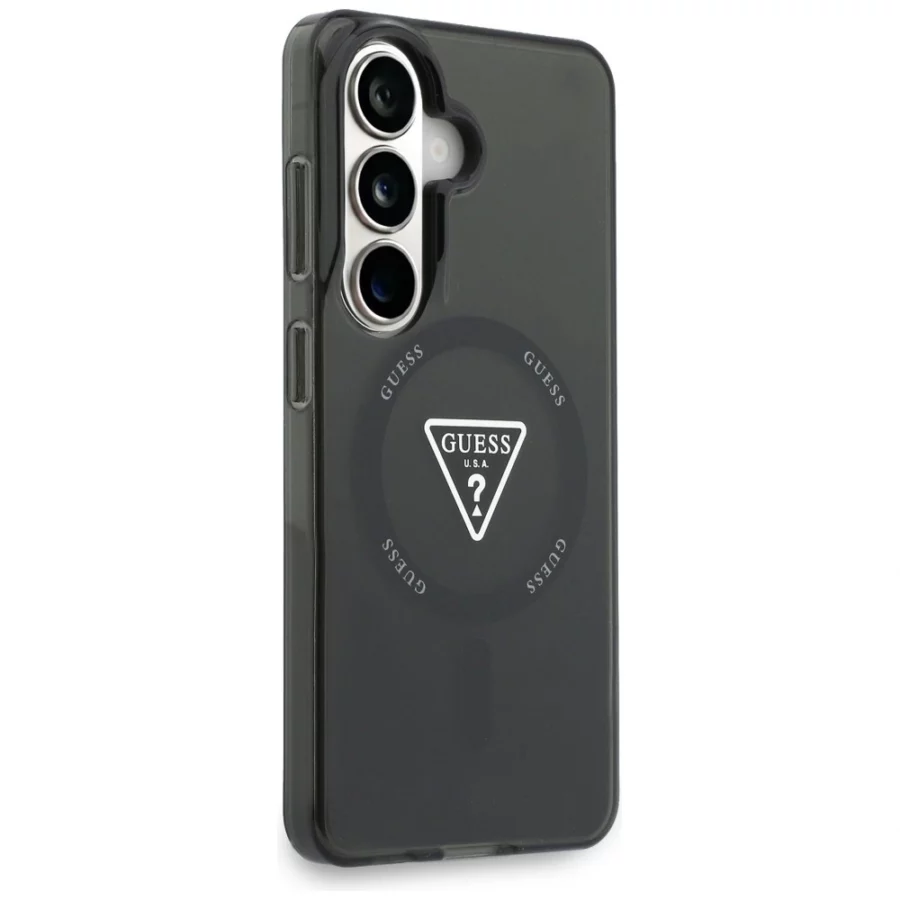 Etui Guess IML Gradient Triangle MagSafe na Samsung Galaxy S26 - czarne
