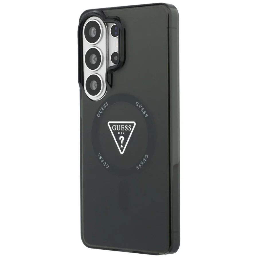 Etui Guess IML Gradient Triangle MagSafe na Samsung Galaxy S26 Ultra - czarne